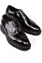 High Sole, Patent Leather Black, Eva Sole, Lightweight, Men's Shoes