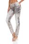 Wd502 Piece Stitching Women's Jeans - 2