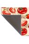 Tomato Patterned Red Tones Woven Base Carpet 3736 - 5