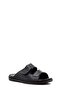 Tugerdi Black Genuine Leather Comfortable Sole Quality Men's Slippers TG09128131592 - 2