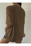 Over Thinking Printed Women / Girls Salas Oversize Salas T-Shirt Boyfriend - 3