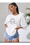 Women / Girls Be the Light Printed Oversize Casual T-Shirt Unisex Boyfirend - 4
