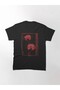 Loose Fit Japanese Spider Lily In Grunge Anime Aesthetic Flower Design Printed T-shirt - 2