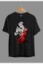 Loose Fit Unisex Jujutsu Kaisen Sukuna Ryomen Anime Character Printed Design T-Shirt