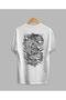 Loose Fit Back Printed China Dragon Printed T-shirt