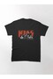 Loose Fit Unisex Kiss Band All Members Red And Yellow Design Printed T-shirt - 2
