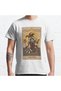 Loose Fit Unisex The Fool Raccoons Tarot Design Printed T-shirt