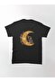 Loose Fit Unisex Forest Moon Design Printed T-shirt - 2