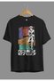 Loose Fit Unisex Cowboy Bebop Characters Anime Printed Design T-Shirt