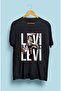 Loose Fit Unisex Attack On Titan Levi Ackerman Anime Character Printed T-Shirt