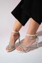 LAREDO Pearl Skin Stone Women's Platform Heeled Evening Dress Shoes - 4