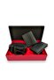 Men's Black 3 Piece Set - Wallet, Belt and Card Holder - 2