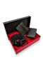 Men's Black 3 Piece Set - Wallet, Belt and Card Holder