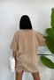Unisex Cotton Crew Neck Oversize T-shirt - 2