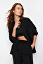 Black Woven Shirt-Pants Set Twoss24Au00114 - 3