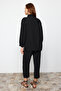 Black Woven Shirt-Pants Set Twoss24Au00114 - 6