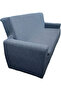Jacquard Plain Pattern 3 Seater Sofa Cover.Stretch Elastic Sofa Cover.Sofa Cover 1Pc.Anthracite - 3