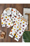100% Cotton Double Breasted Collar Buttoned Front 0versize Comfortable Fit Seasonal Baby Boy Pajamas Set