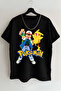 Unisex Pokemon Printed Printed Short Sleeve 100% Cotton T-shirt