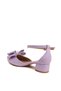 Women's Short Heeled Summer Bow Shoes - 4