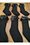 Girl's 6 Pairs of Accessory Bow Cotton Knee-Cuff Socks - 2