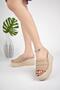 Women's Wedge Heel Nude New Style Comfortable and Soft Slippers - 2