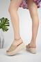 Women's Wedge Heel Nude New Style Comfortable and Soft Slippers - 3