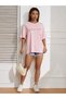 Women / Girls Good Things Printed Oversize T-Shirt Casual Boyfirend - 2