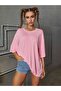 Women's / Girls' Plain Basic Unisex Oversize Salas T-Shirt Boyfriend