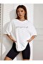 Women / Girls Good Things Printed Oversize T-Shirt Casual Boyfirend - 2