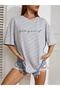تي شيرت كاجوال كبير الحجم مطبوع عليه Good Things Boyfirend - 2
