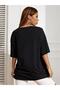 Women / Girls Good Things Printed Oversize T-Shirt Casual Boyfirend - 3