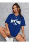 New York 1968 Printed Women's / Girls' Oversize Salas T-Shirt Boyfriend - 3