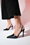 BELIZE Women's High Heel Shoes with Black Gold Accessories - 4