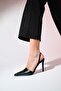 BELIZE Women's High Heel Shoes with Black Gold Accessories - 3