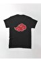 Loose Fit Unisex Naruto Shippuden Akatsuki Cloud Logo Design Printed T-shirt - 2