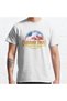 Loose Fit Unisex Jurassic Park Vintage Retro Stripe Movie Logo Design Printed T-shirt