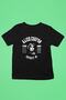 Unisex Loose Fit Alice Cooper Printed Black T-Shirt