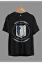 Loose Fit Unisex Attack On Titan Symbols Anime Printed Design T-Shirt