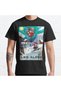 Loose Fit Unisex Les Alpes Ski Poster Design Printed T-shirt