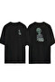Unisex I Believe In You Front Back Printed Black Oversize T-shirt