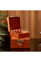 2 Pieces Leather Box with Velvet Kus Accessories 8x16 10x20 Cm - 2