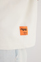 Taş Oversize/Geniş Kesim Kabarık Yazı Baskılı Etiketli Sıfır Kol T-Shirt/Atlet TMNSS24AL00005 - 5