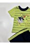 BABY BOY PIRATE SHORTS SET / COMBED COTTON SUMMER SHORTS SET - 3