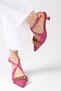 Jenifer Fuchsia Color Short Heeled Women's Shoes - 5