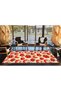 Tomato Patterned Red Tones Woven Base Carpet 3736 - 4