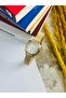 Gold Woven Women's Square Wristwatch - 3
