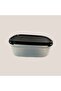 Tupperware Rectangular Black Lid 830mL
