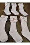 Girl's 6 Pairs of Accessory Bow Cotton Knee-Cuff Socks - 2