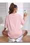 Women / Girls Be the Light Printed Oversize Casual T-Shirt Unisex Boyfirend - 2